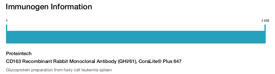 CD163 Recombinant Rabbit Monoclonal Antibody (GHI/61), CoraLite&reg; Plus 647
