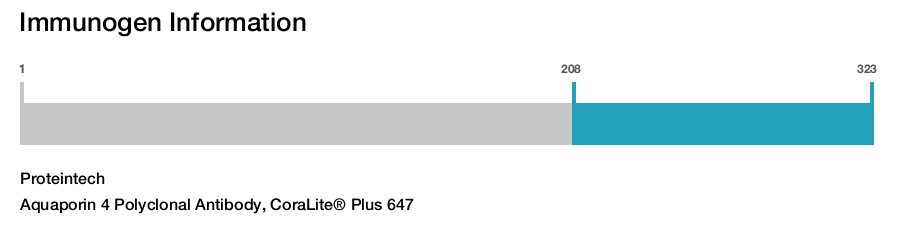 Aquaporin 4 Polyclonal Antibody, CoraLite&reg; Plus 647