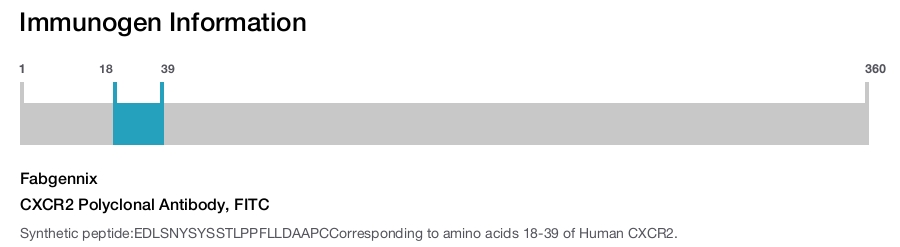 CXCR2 Polyclonal Antibody, FITC