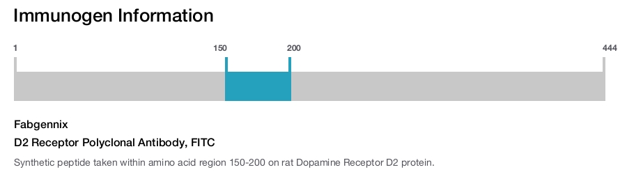 D2 Receptor Polyclonal Antibody, FITC