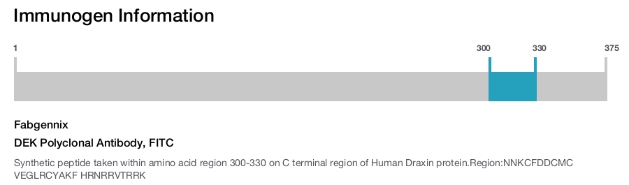 DEK Polyclonal Antibody, FITC