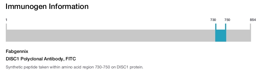 DISC1 Polyclonal Antibody, FITC