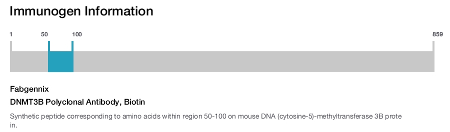 DNMT3B Polyclonal Antibody, Biotin