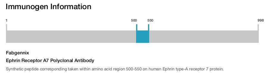 Ephrin Receptor A7 Polyclonal Antibody