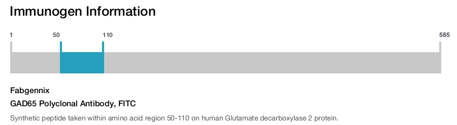 GAD65 Polyclonal Antibody, FITC