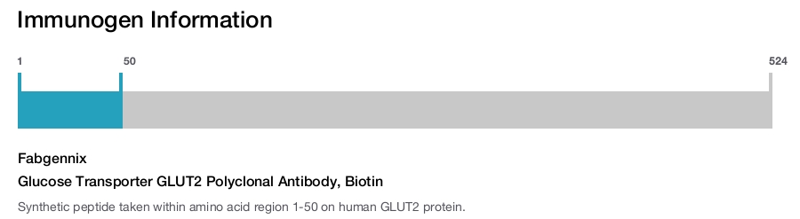 Glucose Transporter GLUT2 Polyclonal Antibody, Biotin