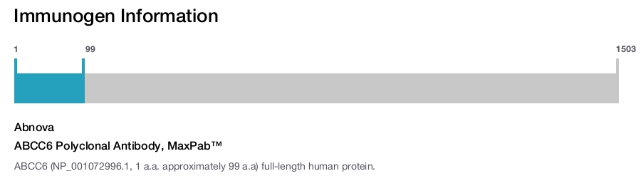 ABCC6 Polyclonal Antibody, MaxPab™