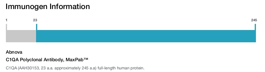 C1QA Polyclonal Antibody, MaxPab™