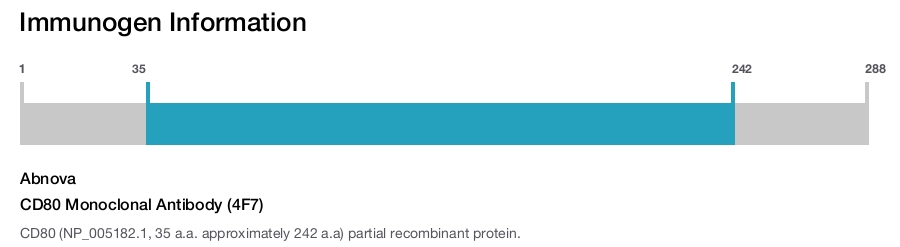 CD80 Monoclonal Antibody (4F7)