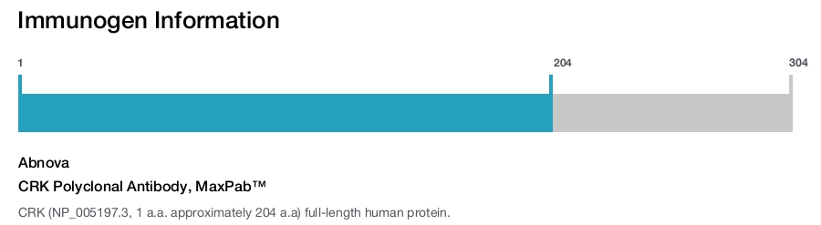CRK Polyclonal Antibody, MaxPab™