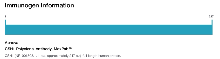 CSH1 Polyclonal Antibody, MaxPab™