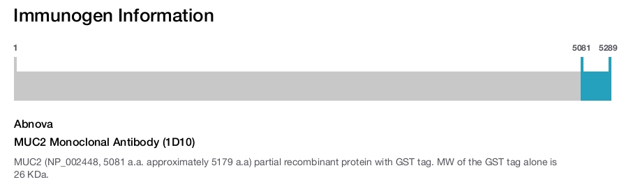 MUC2 Monoclonal Antibody (1D10)