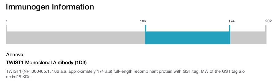 TWIST1 Monoclonal Antibody (1D3)