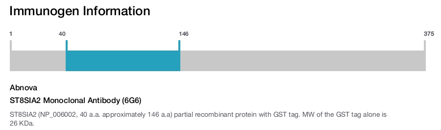 ST8SIA2 Monoclonal Antibody (6G6)