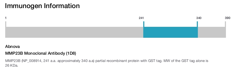 MMP23B Monoclonal Antibody (1D8)
