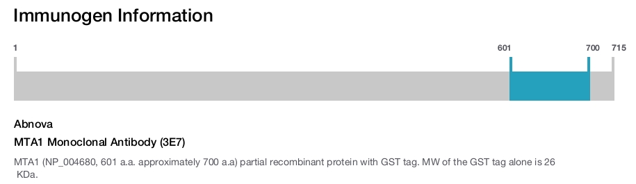 MTA1 Monoclonal Antibody (3E7)