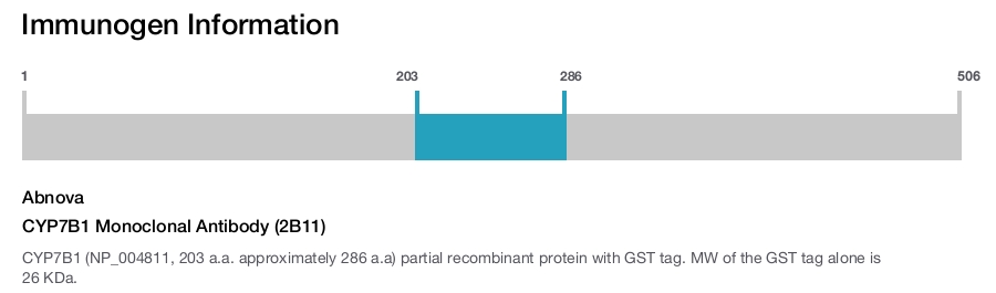 CYP7B1 Monoclonal Antibody (2B11)