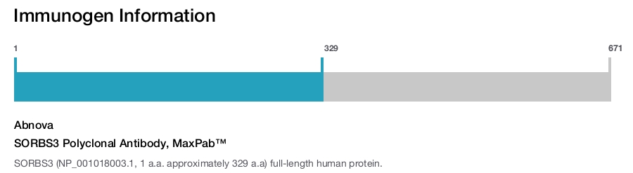 SORBS3 Polyclonal Antibody, MaxPab™