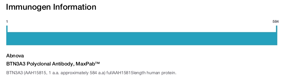 BTN3A3 Polyclonal Antibody, MaxPab™