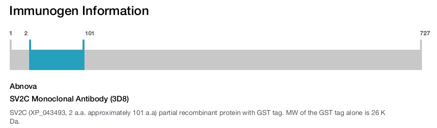 SV2C Monoclonal Antibody (3D8)
