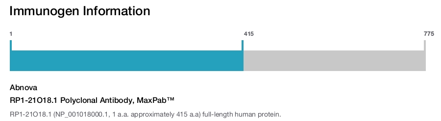 RP1-21O18.1 Polyclonal Antibody, MaxPab™