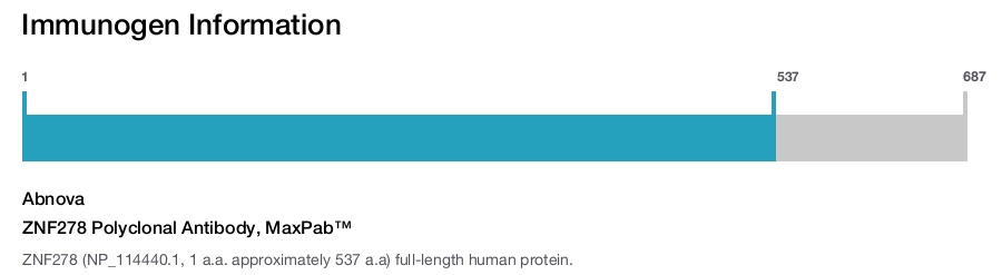 ZNF278 Polyclonal Antibody, MaxPab™