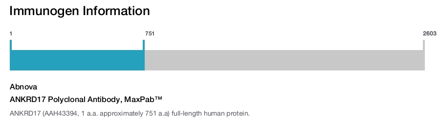ANKRD17 Polyclonal Antibody, MaxPab™