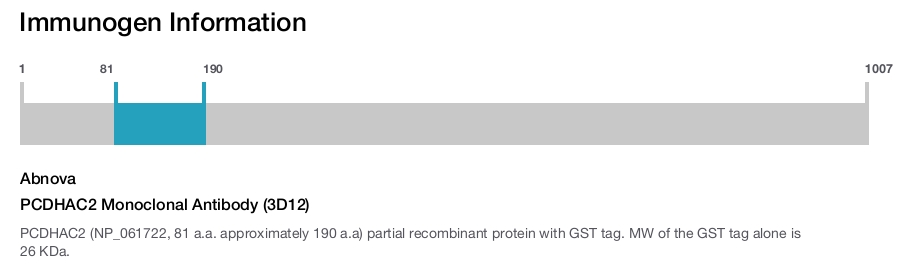 PCDHAC2 Monoclonal Antibody (3D12)