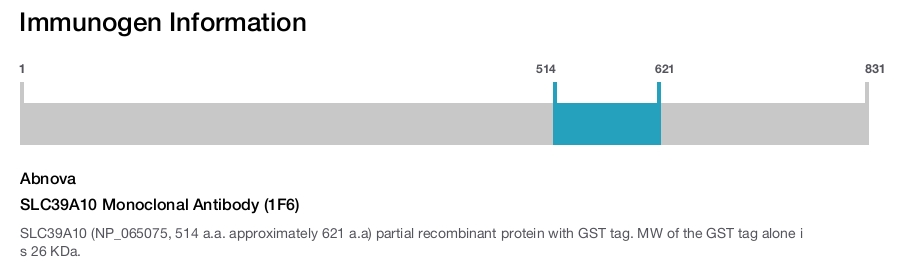 SLC39A10 Monoclonal Antibody (1F6)