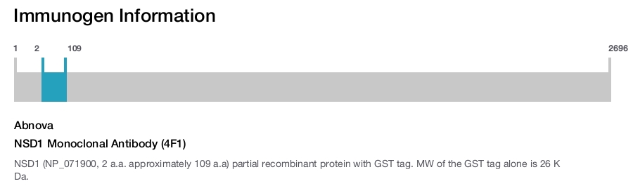 NSD1 Monoclonal Antibody (4F1)