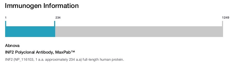 INF2 Polyclonal Antibody, MaxPab&trade;