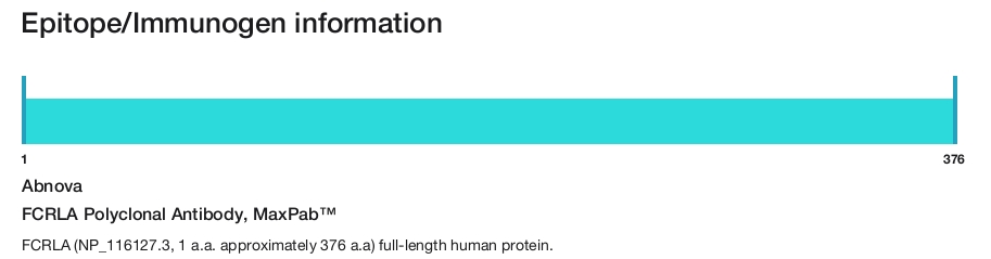 FCRLA Polyclonal Antibody, MaxPab&trade;