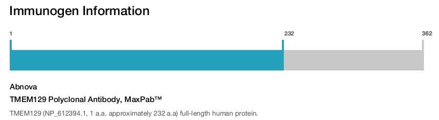 TMEM129 Polyclonal Antibody, MaxPab&trade;