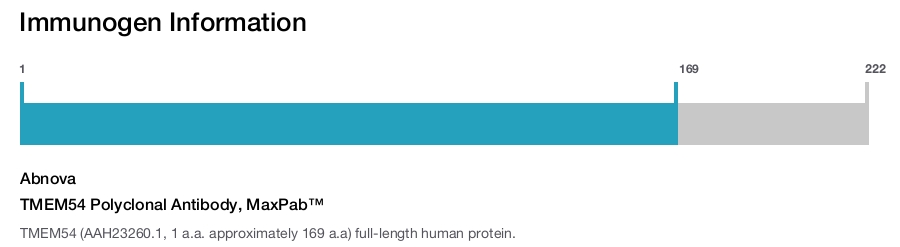 TMEM54 Polyclonal Antibody, MaxPab&trade;