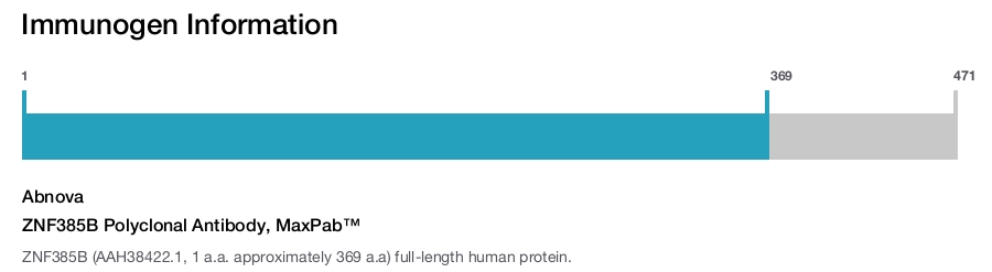 ZNF385B Polyclonal Antibody, MaxPab™