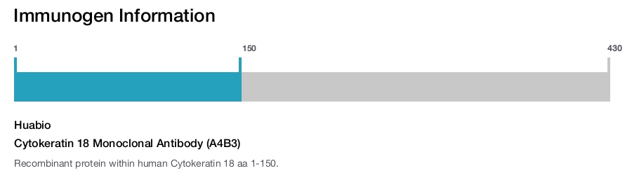 Cytokeratin 18 Monoclonal Antibody (A4B3)