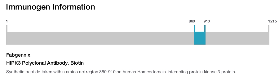 HIPK3 Polyclonal Antibody, Biotin