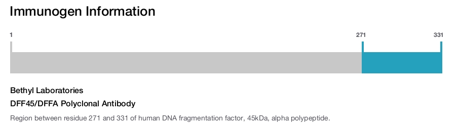 DFF45/DFFA Polyclonal Antibody