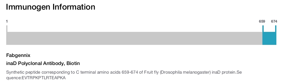 inaD Polyclonal Antibody, Biotin