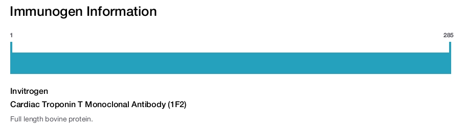 Cardiac Troponin T Monoclonal Antibody (1F2)