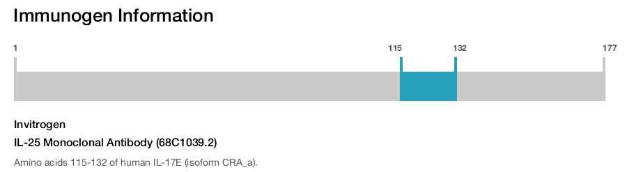 IL-25 Monoclonal Antibody (68C1039.2)