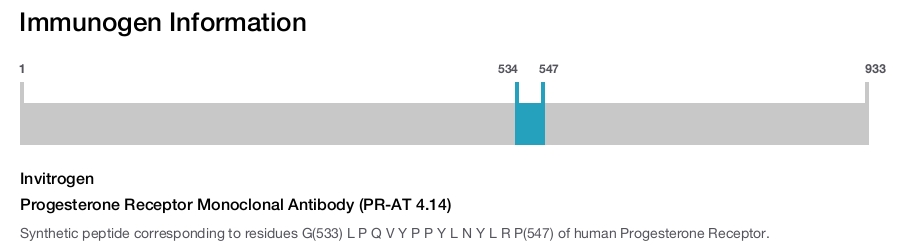 Progesterone Receptor Monoclonal Antibody (PR-AT 4.14)