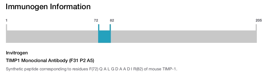 TIMP1 Monoclonal Antibody (F31 P2 A5)