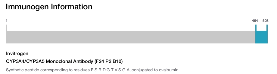 CYP3A4/CYP3A5 Monoclonal Antibody (F24 P2 B10)