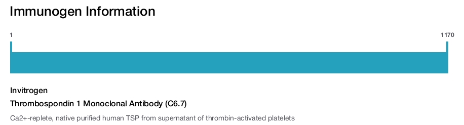 Thrombospondin 1 Monoclonal Antibody (C6.7)