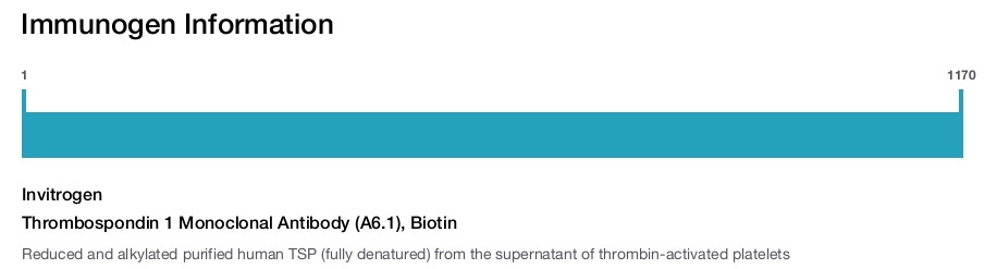 Thrombospondin 1 Monoclonal Antibody (A6.1), Biotin