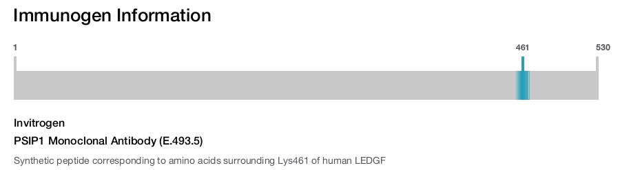 PSIP1 Monoclonal Antibody (E.493.5)