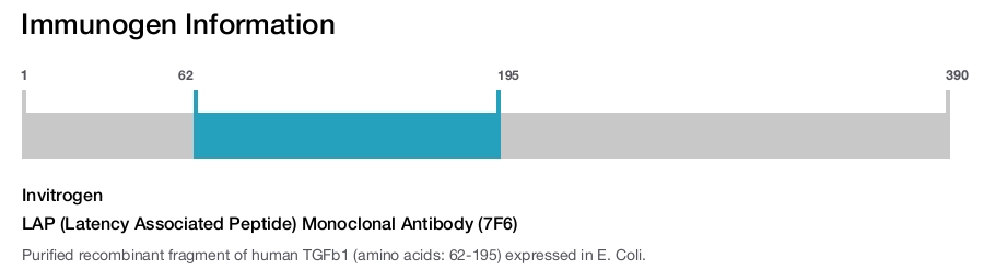 LAP (Latency Associated Peptide) Monoclonal Antibody (7F6)
