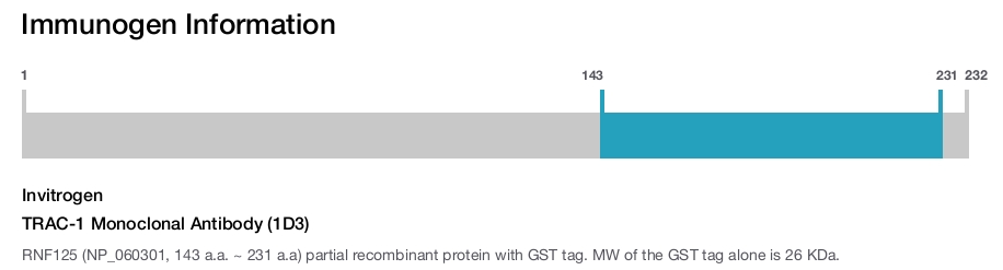 TRAC-1 Monoclonal Antibody (1D3)
