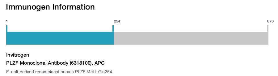 PLZF Monoclonal Antibody (6318100), APC